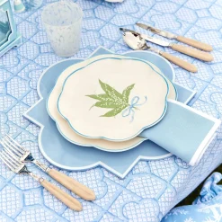 Mrs. Alice Starter Plates|Scalloped Lily Of The Valley Starter Plate (Set Of 4)