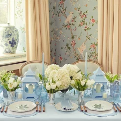 Mrs. Alice Starter Plates|Scalloped Lily Of The Valley Starter Plate (Set Of 4)