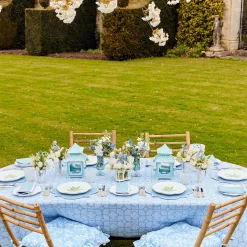 Mrs. Alice Starter Plates|Scalloped Lily Of The Valley Starter Plate (Set Of 4)