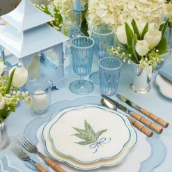 Mrs. Alice Starter Plates|Scalloped Lily Of The Valley Starter Plate