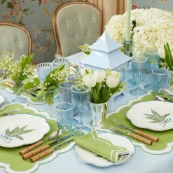 Mrs. Alice Starter Plates|Scalloped Lily Of The Valley Starter Plate