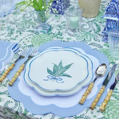 Mrs. Alice Starter Plates|Scalloped Lily Of The Valley Starter Plate