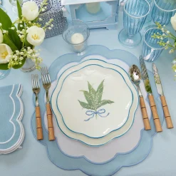 Mrs. Alice Starter Plates|Scalloped Lily Of The Valley Starter Plate
