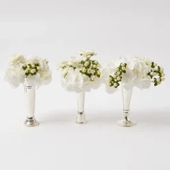 Mrs. Alice Vases|Scalloped Mint Julep Vase (Set Of 3)