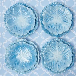 Mrs. Alice Crockery Sets|Serena Cabbage Dinner & Starter Plates (Set Of 8)