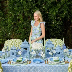 Mrs. Alice Dinner Plates|Serena Cabbage Dinner & Starter Plates (Set Of 8)