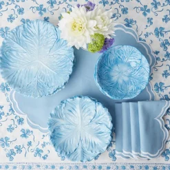 Mrs. Alice Napkins|Serena Cornflower Blue Napkins (Set Of 4)
