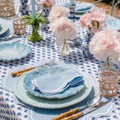 Mrs. Alice Placemats|Serena Cornflower Blue Placemats (Set Of 4)