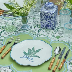 Mrs. Alice Tablecloths|Serena Green Tablecloth