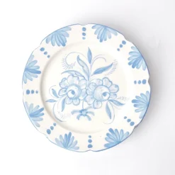 Mrs. Alice Dinner Plates|Seville Blue Gardenia Dinner Plate