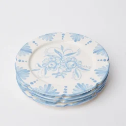 Mrs. Alice Dinner Plates|Seville Blue Gardenia Dinner Plate