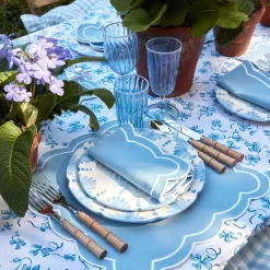 Mrs. Alice Seville Crockery|Seville Blue Gardenia Starter Plate