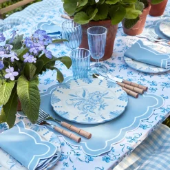 Mrs. Alice Seville Crockery|Seville Blue Gardenia Starter Plate