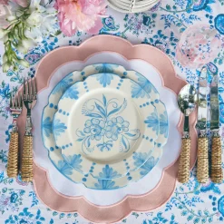 Mrs. Alice Seville Crockery|Seville Blue Gardenia Starter Plate