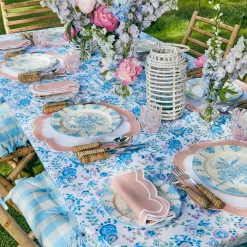 Mrs. Alice Starter Plates|Seville Blue Gardenia Starter Plate (Set Of 4)