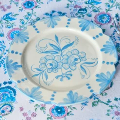 Mrs. Alice Starter Plates|Seville Blue Gardenia Starter Plate