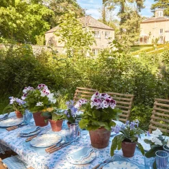 Mrs. Alice Starter Plates|Seville Blue Gardenia Starter Plate