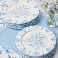 Mrs. Alice Starter Plates|Seville Blue Gardenia Starter Plate
