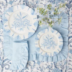 Mrs. Alice Starter Plates|Seville Blue Gardenia Starter Plate