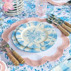 Mrs. Alice Starter Plates|Seville Blue Gardenia Starter Plate