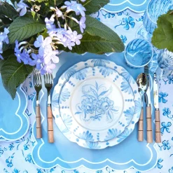 Mrs. Alice Starter Plates|Seville Blue Gardenia Starter Plate