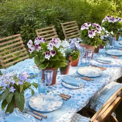 Mrs. Alice Starter Plates|Seville Blue Gardenia Starter Plate