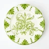 Mrs. Alice Seville Crockery|Seville Green Gardenia Dinner Plate