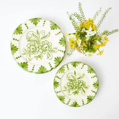 Mrs. Alice Seville Crockery|Seville Green Gardenia Starter Plate