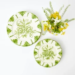 Mrs. Alice Seville Crockery|Seville Green Gardenia Starter Plate