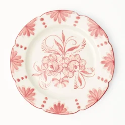 Mrs. Alice Seville Crockery|Seville Pink Gardenia Dinner Plate