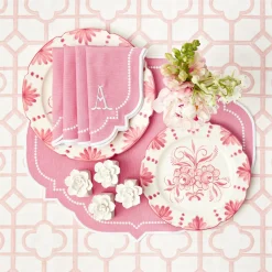 Mrs. Alice Seville Crockery|Seville Pink Gardenia Starter Plate