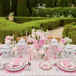 Mrs. Alice Seville Crockery|Seville Pink Gardenia Starter Plate (Set Of 4)