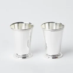 Mrs. Alice Vases|Silver Mint Julep Cups (Pair)