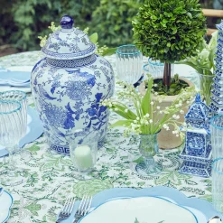 Mrs. Alice Vases|Small Blue Fluted Vase (Set Of 3)