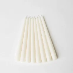 Mrs. Alice Candles|Snow White Candles (Set Of 8)