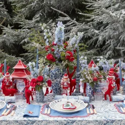 Mrs. Alice Napkin Rings, Bows & Wreaths|Snow White Velvet Napkin Bows (Set Of 4)