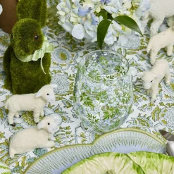 Mrs. Alice Glasses|Spring Floral Glasses (Set Of 4)