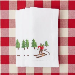 Mrs. Alice Tablecloths|Swiss Red Gingham Tablecloth