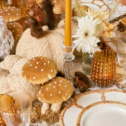 Mrs. Alice Candle Holders|Tall Lace Edge Candle Holders (Pair)