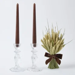 Mrs. Alice Candle Holders|Tall Lace Edge Candle Holders (Pair)