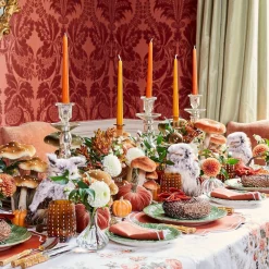 Mrs. Alice Candle Holders|Tall Mercury Glass Candle Holder Trio