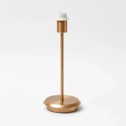 Mrs. Alice Lamps & Lighting|Tall Rechargeable Lamp With Pink Lotus Lampshade