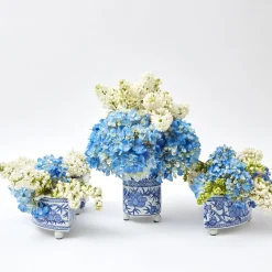 Mrs. Alice Vases|Three Piece Chinoiserie Vase