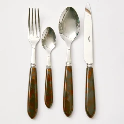Mrs. Alice Cutlery Sets|Tortoiseshell Cutlery Set (4 Piece)