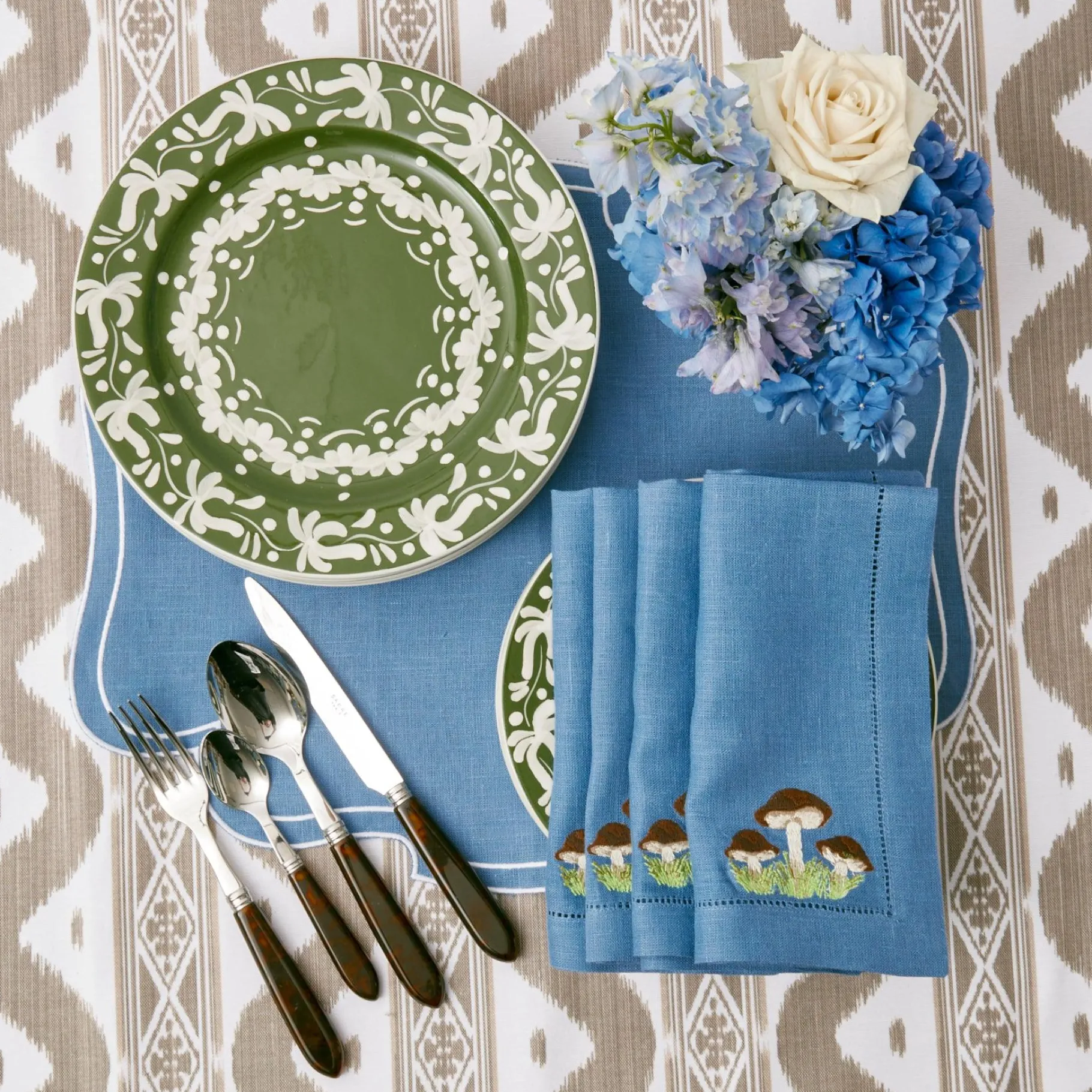 Mrs. Alice Cutlery Sets|Tortoiseshell Cutlery Set (4 Piece)