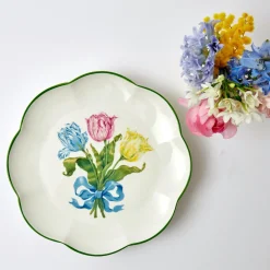 Mrs. Alice Dinner Plates|Tulip Dinner Plate