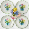 Mrs. Alice Crockery Sets|Tulip Starter Plate (Set Of 4)