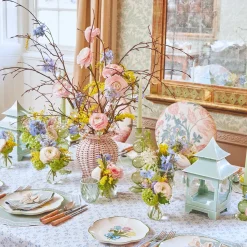 Mrs. Alice Crockery Sets|Tulip Starter Plate (Set Of 4)