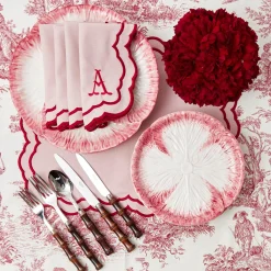 Mrs. Alice Napkins|Valerie Pink Napkins (Set Of 4)