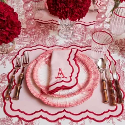 Mrs. Alice Placemats|Valerie Pink Placemats (Set Of 4)